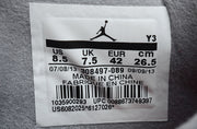 Size label showing US 8.5, UK 7.5, EUR 42 and CM 26.5.