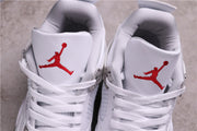 Close-up of the tongues showing red branding and white padded tongue panels.