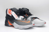 Nike High-Top Basketball Shoes Black White Orange EU 40-46