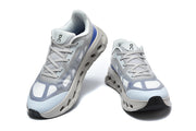 Pair of sneakers viewed from the front and above.