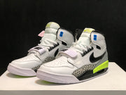 Three-quarter front view of the pair highlighting the perforated toe boxes, ankle straps and padded tongues.