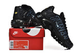 Nike Air Max Plus Black and Blue Sneakers