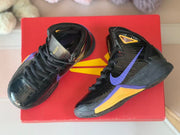 Top and side views of the pair showing the laces and colored side details