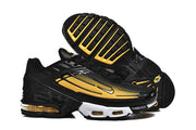 Nike Air Max Plus III sneakers showing side and outsole details.