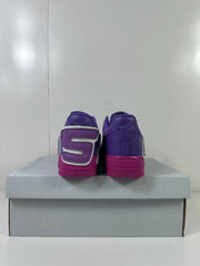 Rear view showing heel panels, Nike Air markings and large AIR lettering.
