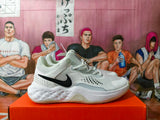 Nike Gray and White Sneakers