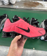 Nike Shox Pink and Black Sneakers