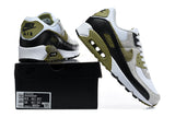 Nike Air Max 90 QS Sneakers in White, Black and Olive