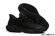All-black basketball sneakers, style code FQ3681-003.