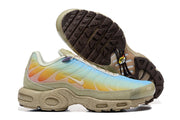 Nike Air Max Plus sneakers showing the side profile and outsole