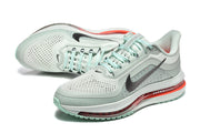 Pair of mint and silver Nike Pegasus Premium shoes shown from angled top and side views.