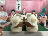 PUMA Brown Low-Top Sneakers with Cream Sole