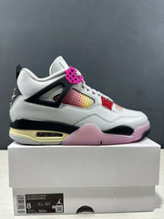 Side view of the sneaker beside its box; the box label visibly shows EU 41, UK 7, CM 26, and style code JA1135 100.
