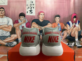 Nike Basketball Sneakers Gray Red Dragon Graphic