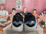Black and Blue Basketball Sneakers