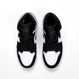 Jordan High-Top Sneakers Black White Purple 852542-105