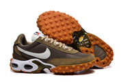 Nike Air Max Waffle SP sneakers showing the orange-brown lugged outsole and side profile