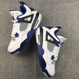 Jordan Air Jordan 4 White Black Blue Sneakers