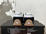 Converse Trainer-Style Sneakers in Black and White