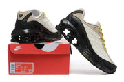 Nike Shox Ride 2 sneakers displayed on a Nike shoe box; the visible box label shows US sizes 8.5 and 10.