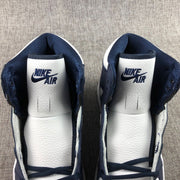 Open view of both padded tongues with visible Nike Air branding.