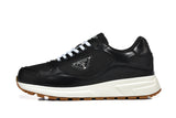Prada Black Low-Top Sneakers with Gum-Tread Sole