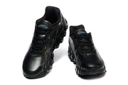 Pair of black Nike Air Max DN sneakers shown from the front