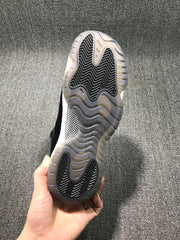 Detailed bottom view of the translucent outsole with black herringbone-patterned traction areas.