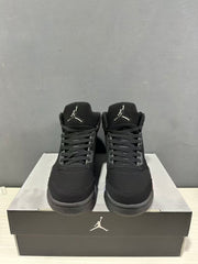 Front view of the pair showing black laces, padded tongues, and Jordan branding
