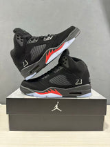 Jordan Air Jordan 5 Retro Black Red High-Top Sneakers