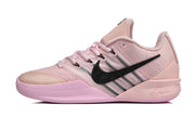 Side profile of a pink Nike Sabrina 2 basketball shoe
