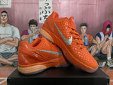 Nike Zoom Basketball Sneakers in Orange