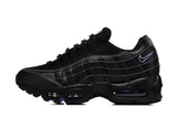 Nike Air Max 95 Black Sneakers with Purple Accents