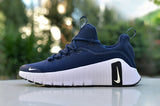 Nike Navy and White Low-Top Sneakers