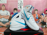 Nike Hyperdunk Basketball Shoes White and Blue