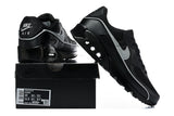 Nike Air Max 90 Black and Silver Sneakers