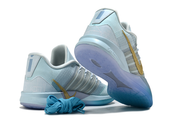 Ice blue Nike Sabrina 3 shoes shown from the heel and outsole