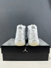 Rear view of the pair showing padded collars, heel seams, and translucent outsole edges.