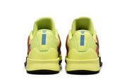 Rear view of the yellow heels on Nike Kobe 5 Protro basketball shoes