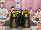 Nike Black and Green Basketball Sneakers