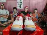 Nike Basketball Sneakers White Red Orange