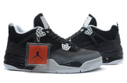 Side view of the pair with the red hangtag visible in front.