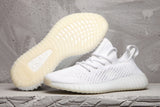 Yeezy 350 V2 White Knit Sneakers