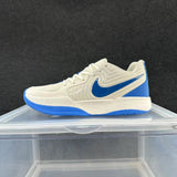 Nike Cream and Blue Sneakers