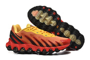Side view of Nike Air Max DN8 sneakers with visible outsole detailing.