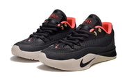 Pair of black Nike S.T. Flare EP shoes with red accents.