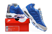 Nike Air Max 95 TT sneakers displayed beside a box with a size label showing EU 42 and US men's 8.5.
