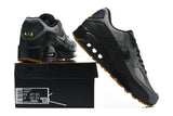Nike Air Max 90 Black Grey Gum Sole Sneakers