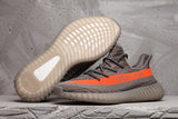 Yeezy 350 V2 Sneakers Grey Orange