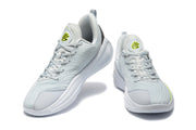 Angled front views showing the lace-up closure, patterned upper and padded collars.